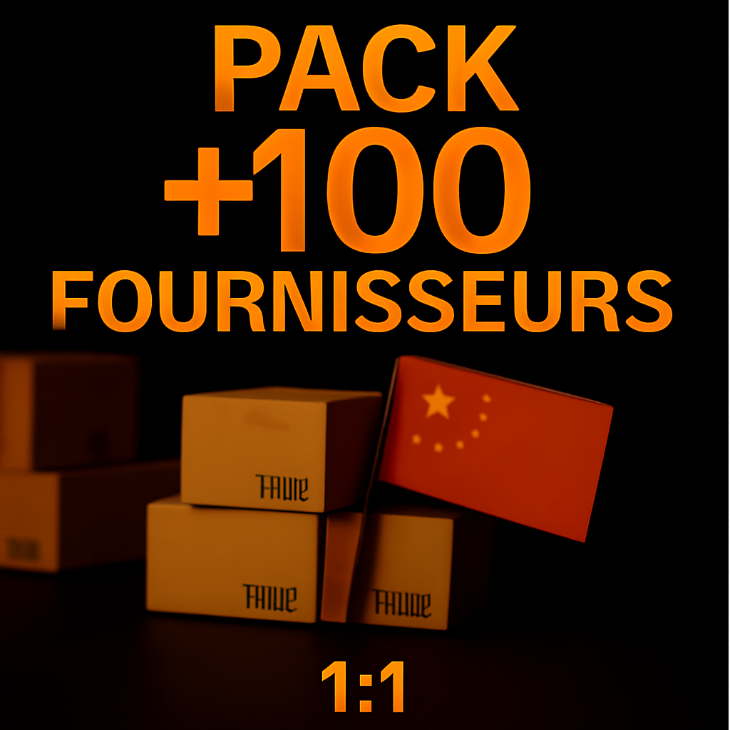 PACK +100 FOURNISSEURS 1:1 + Mises à jour OFFERTES