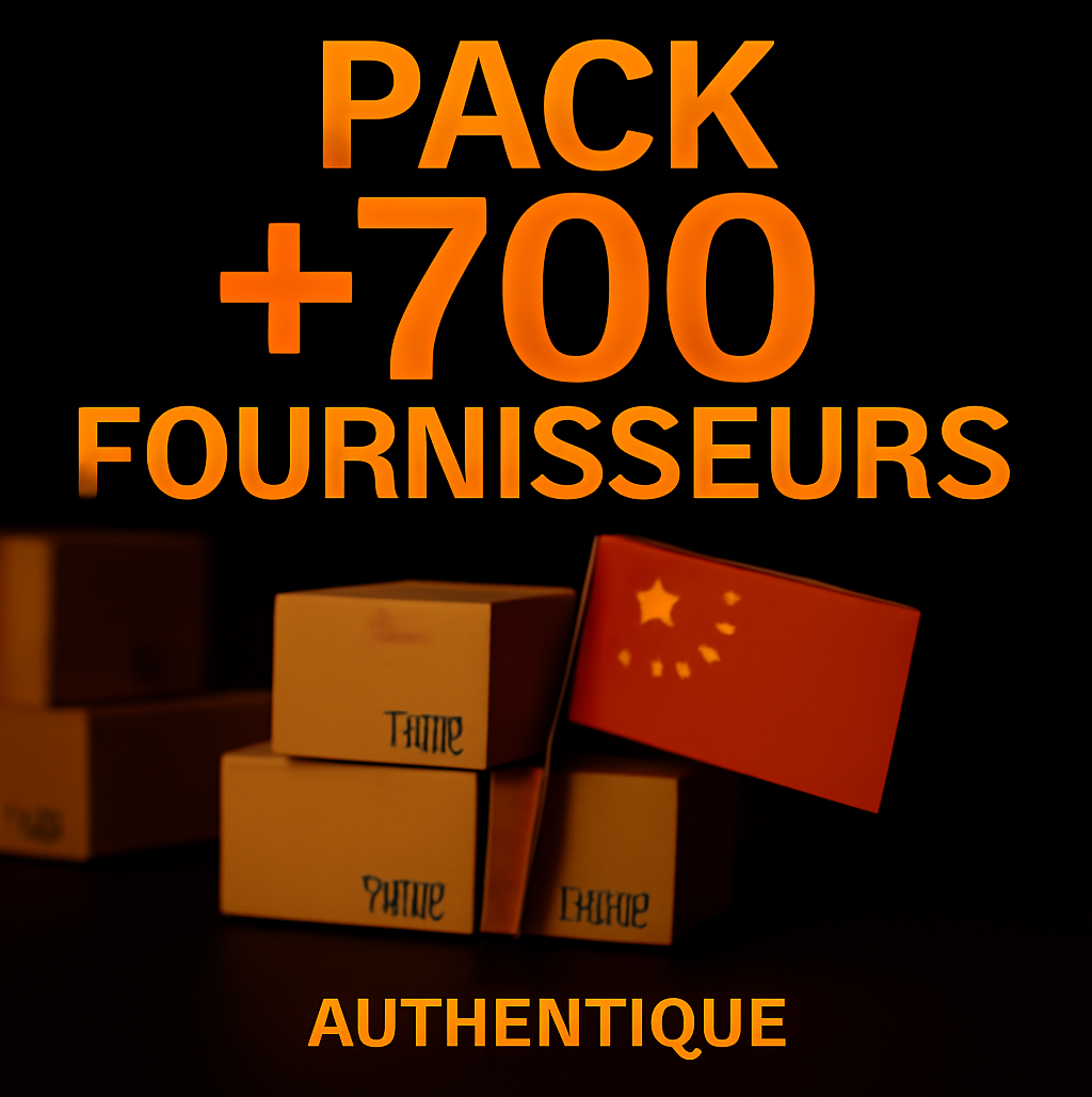 PACK +700 FOURNISSEURS AUTHENTIQUES + Mises à jour OFFERTES