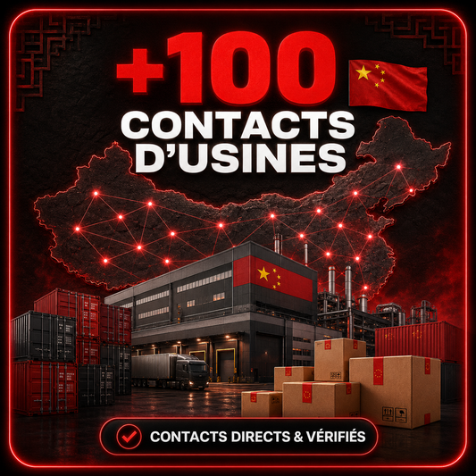 +100 CONTACTS D’USINES 🇨🇳